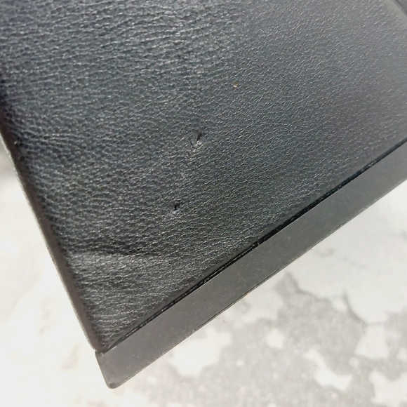 New Abound Tracy Black Faux Leather Block Heel Retro Platform Sandals H465 - Picture 12 of 15